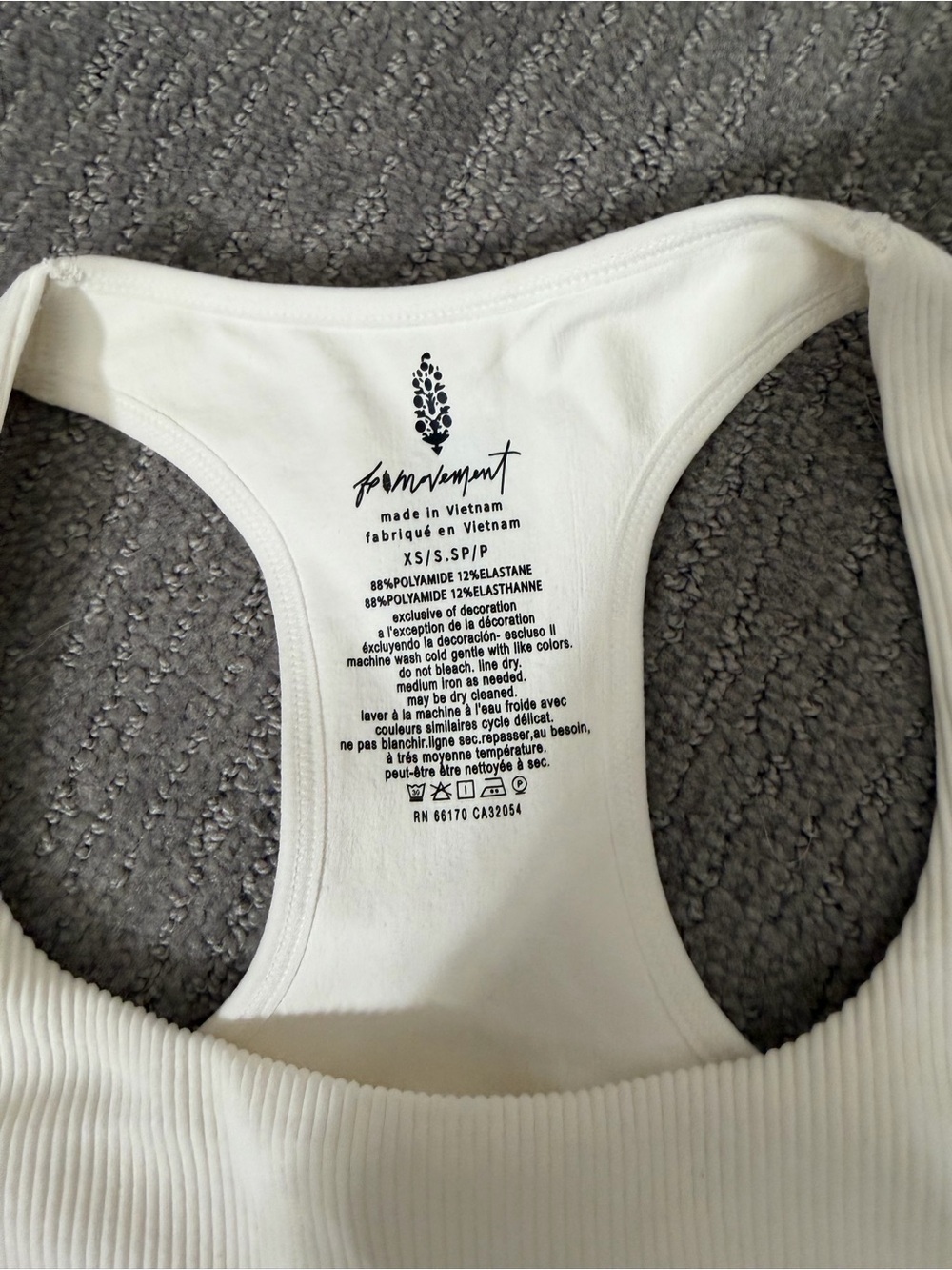 Free People FP Movement - Happiness Runs Corset Racer Back Tank, Size XS/S - Picture 6 of 7